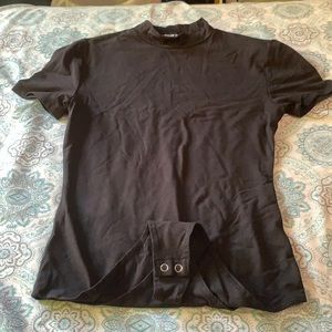 Woman Black Bodysuit
